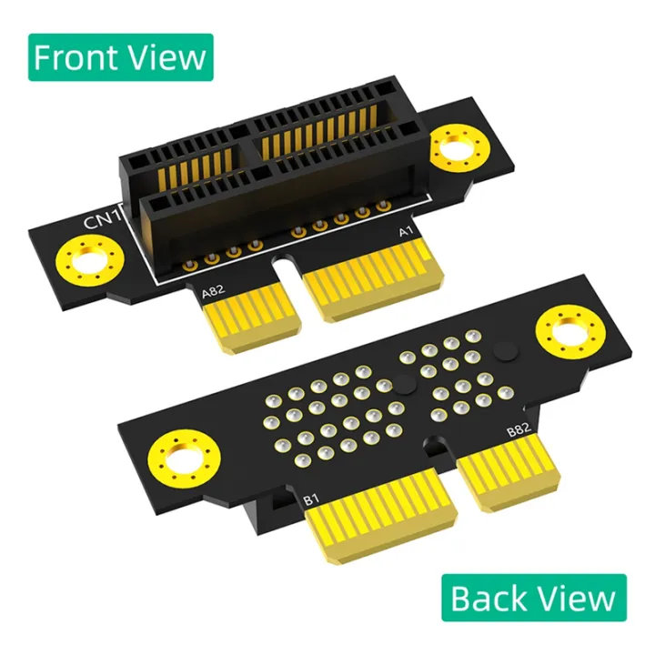 PCI-e%201X%203.0%2090Degree%20Reverse%20Male%20to%20Female%20Riser%20Card%20for%201U%20Server%20-%20Image%203