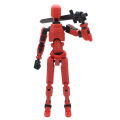 Multi-Jointed Movable Robot 3D Printed Mannequin Toyslucky 13 Dummy Action.