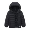 Kids Boy Lightweight Down Jacket Autumn Winter Coats Children Girl Warm Hooded Outerwear Teen Students Cotton Clothes 6-14 Years. 