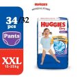 Huggies Dry Pants Baby Diaper Xxl 15-25 Kg.