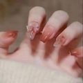 Beautiful fake nails for women. 