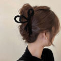 Red Velvet Bow Hair Clips Autumn Winter Women Hair Claw Clip Hair Accessories NOVO.