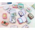 Designer Mini Collectable Tin Box 1pc Metal Storage Candy Box Case Perfume Packaging Small Gift for Kids. 