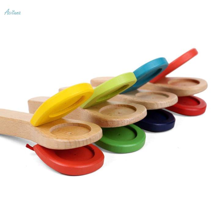 Cowbell%20Wooden%20Castanet%20Clapper%20Finger%20Castanets%20Rhythm%20for%20Party%20Girls%20Boys%20-%20Image%203