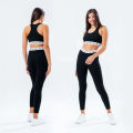 Yoga Gym Bra and Leggings Set for Women – Cotton and Elastic, Comfortable Fit.