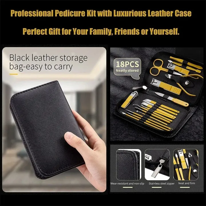 %E3%80%90User-friendly%E3%80%91%209/18%20pcs%20Nail%20Clippers%20Manicure%20Tool%20Set,%20Nail%20Clippers,%20Cuticle%20Nippers%20And%20Cutter%20Kit,%20Nail%20Clippers%20Pedicure%20Kit,%20Nail%20-%20Image%205