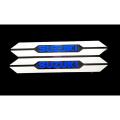 Front suspension sticker for   suzuki gixxer bike or bike suspension sticker-  white and blue. 