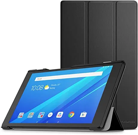 Lenovo%20Tab%204%208%20TB%208504%20TB%208504X%20TB%208504F%208504%208.0"%20Luxury%20Horizontal%20Flip%20Leather%20Cases%20With%203%20folding%20Holder%20Silk%20Texture%20Covers%20-%20Image%202