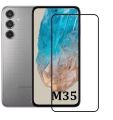 Samsung Galaxy M35 Full Glue Tempered Glass Screen Protector - Transparent.