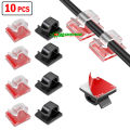 10 pcs x Mini Cable Holder Clip Self Adhesive Wire Cable Cord Organizer Management Clips.