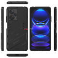 PlusCase for Xiaomi Redmi Note 12 Pro+ Plus 5G Stand Shockproof Phone Case Lens Camera Protection Armor Hard Casing. 