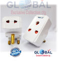 3 pin round plug,15 amp Multi Plug 15A 3-Pin Universal Socket Conversion Heavy Duty 1pcs - Multi Plug - Multi Plug. 