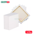Canvas 10x10 inch (5pc) , Canvas for Painting, Canvas Board, Drawing Canvas.