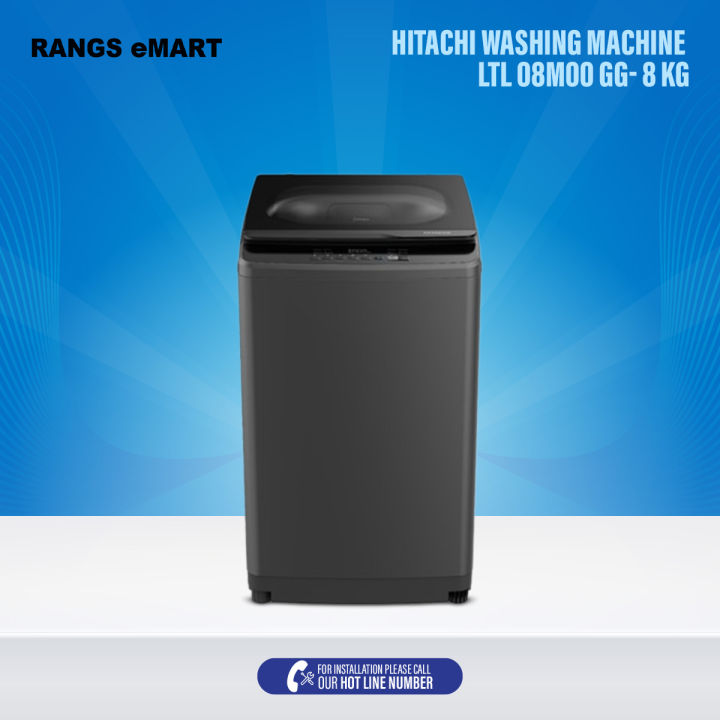 Hitachi Washing Machine | LTL 08M00 GG | 8 KG with Free Delivery and Free Installation