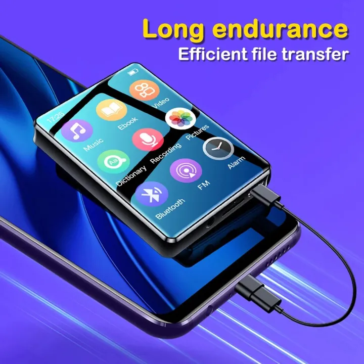 MP3%20Player%20Bluetooth%20HiFi%20Stereo%20Music%20Player%20Ultra-Thin%20Mini%20MP4%20Video%20Playback%20With%20Full%20Screen%20FM%20Radio%20Recording%20For%20Walkman%20-%20Image%204