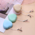 Macaron-shaped screen cleaner Effective /sunglasses/lens/glasses Small/portable Cleaning cloth Love key design Soft/microfiber.