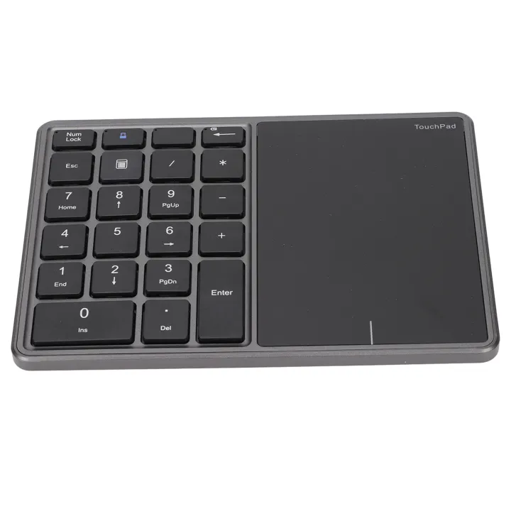 Wireless Numeric Keypad, Portable Size Number Keypad Touchpad Design for Office