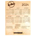 Premium Wooden Desk Calendar - Enhance Organization with the Elegant Wooden Desk Calendar - Combining Functionality and Aesthetics. 