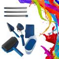 Migeet 8pcs Wall Painting Tools Set Paint Roller Runner Brush Handle Flocked Edger.