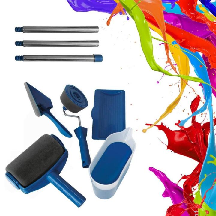 Migeet%208pcs%20Wall%20Painting%20Tools%20Set%20Paint%20Roller%20Runner%20Brush%20Handle%20Flocked%20Edger%20-%20Image%206