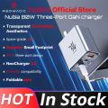 Nubia 80W GaN Quick charger For RedMagic 8 Pro 80W PD charger Compatible with PD/QC protocol For Redmagic 8S pro 7 Pro 7S pro.