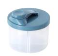 Milk Powder Box Rotating Baby Milk Powder Storage Container Portable Formula Powder Dispenser Four-Compartment Snack Food Container For Outdoor Travel. 