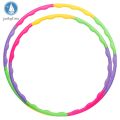 Kids Hula Hoop Detachable Kindergarten Color Fitness Ring Gymnastics Material Plastic Wave Hula Hoop for Boys Girls.