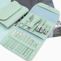 16-in-1 Manicure and Pedicure Stainless Steel Grooming Set – Portable Travel Case with Complete Nail Care Accessories for Men & Women. 