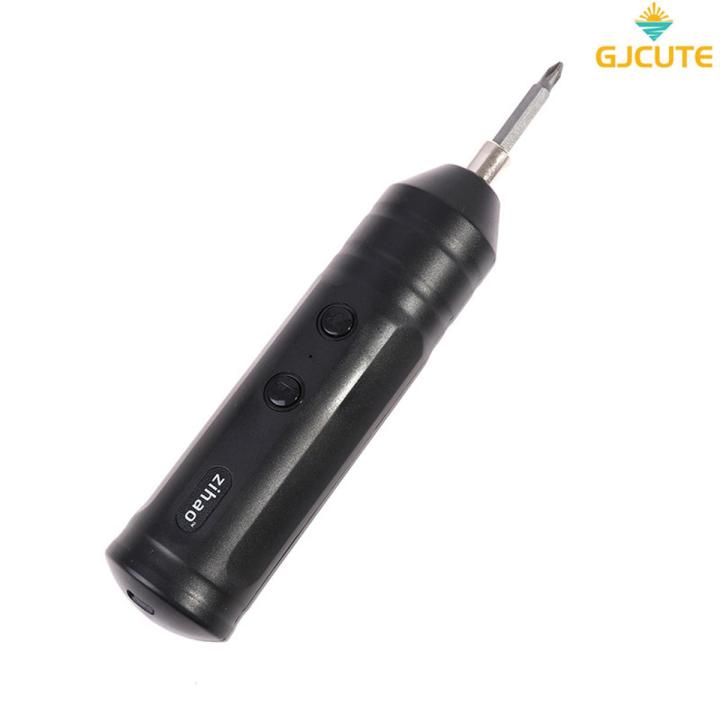 GJCUTE Rechargeable Electric Screwdriver Mini Electric Drill Usb 3.7V Screwdriver