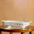 Rectangular Silver Serving Dish. 