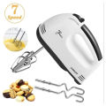 7-Speed Adjustment Electrical Egg Beater - White.