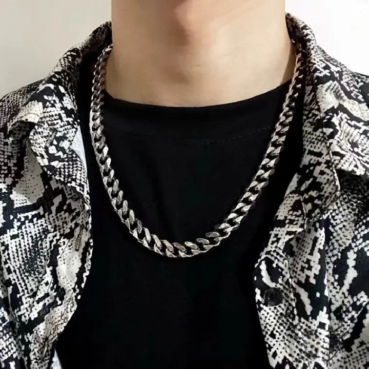 316%20Stainless%20Steel%20Chain%203mm%20To%209mm%20Steel%20Cuban%20Men's%20Chain%20Stainless%20Steel%20Man%20Necklace%20Waterproof%20Jewelry%20Wholesale%20-%20Image%203