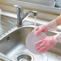 Rubber Gloves Kitchen Cleaning Gloves Waterproof Household Rubber Dishwashing Cleaning Gloves For Dishesand Household Chores. 