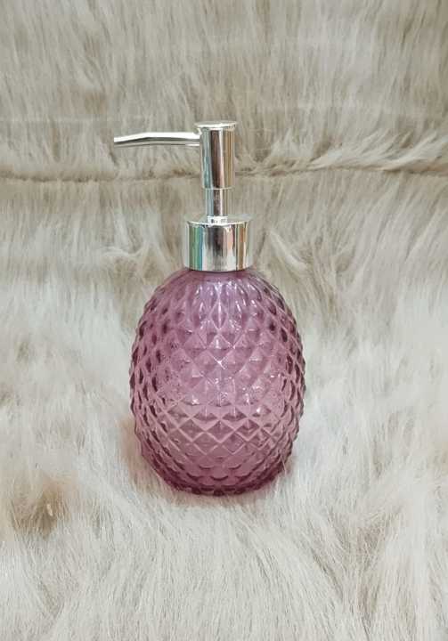 Glass%20Soap%20Dispenser%20with%20%20Rust%20Proof%20Pump,%20Refillable%20Liquid%20Hand%20Soap%20Dispenser%20for%20Bathroom,%20Premium%20Kitchen%20handwash%20Dispenser%20(Clear)%20%20Diamond%20Design%20-%20Image%203