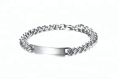 Blank ID name bar bracelet jewelry custom high polished blank men bracelet stainless steel.