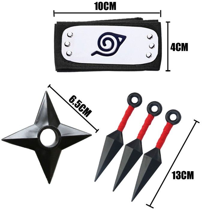 Anime%20Naruto%201Pcs%20Headband,%203PCS%20Kunai,%201PCS%20Shuriken%20Unisex%20Plastic%20Cosplay%20Accessory%20-%20Image%202