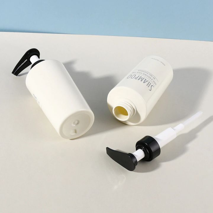 400ml%20Empty%20Beige%20Modern%20Design%20Refillable%20Shampoo%20and%20Conditioner%20Dispenser%20Pump%20Bottle%20with%20Pump%20Set%203pcs%20-%20Image%204