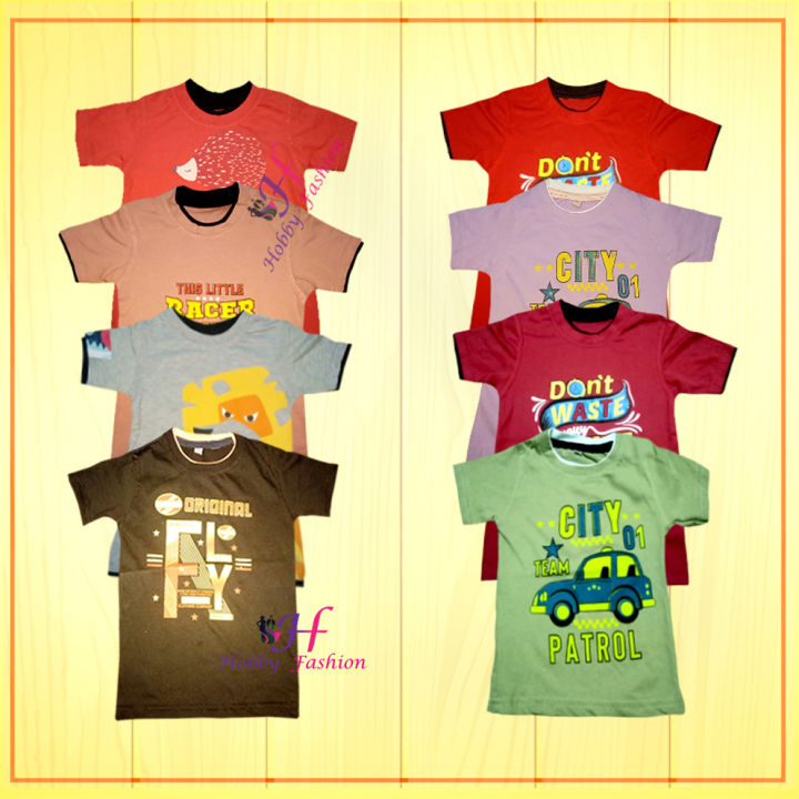 Superb%20Indispensable%20-Quality%20And%20Durablity%20-8%20Pieces%20Multi%20Color%20Cotton%20Boy%20Half%20T-shirt%20By%20Any%20Color%20And%20Printe-%20Innovative%20-%20Image%202