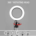 Ring Light Dimmable 8 Inch LED SMD Ring Light Studio Ring Light Photo Video Dimmable Lamp Light Tripod Selfie Camera Phone.