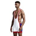 Men's Wrestling Singlet Men Bodysuit y Mens Undershirt  Jumpsuits Bodywear. 