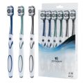 360 Whole Mouth Clean ,Mens Toothbrush,Medium-Hard Bristle Toothbrush for Adults,Excellent Cleaning Effect,Whitening Teeth(6 Pac. 