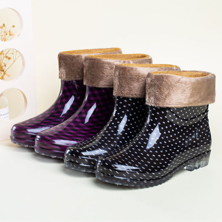 Rain%20Shoes%20Short%20Tube%20Rain%20Boots%20Women's%20Low-Cut%20Cotton%20and%20Velvet%20Padded%20Shoes%20Warm%20Waterproof%20Shoes%20Rain%20Shoes%20Non-Slip%20Women's%20Rain%20Rubber%20Boots%20Work%20Shoes%20Rubber%20Boots%20-%20Image%207