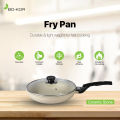 Bd-Kor 28Cm Fry Pan With 28Cm Glass Lid - Experience Professional Cooking Non-Stick Pan Featuring Premium Marble Coating. 