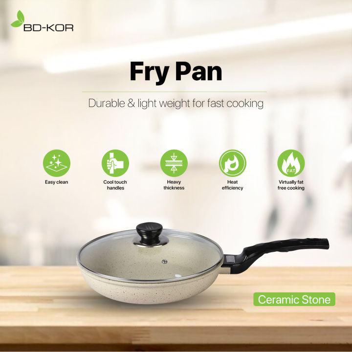 Bd-Kor%2028Cm%20Fry%20Pan%20With%2028Cm%20Glass%20Lid%20-%20Experience%20Professional%20Cooking%20Non-Stick%20Pan%20Featuring%20Premium%20Marble%20Coating%20-%20Image%202