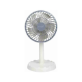 Jy Super JY-2218 Professional Rechargeable Portable Mini Table Fan Strong Wind Left to Right Oscillating Angle 45 Degrees - AC/DC. 