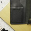 Urbaland Pure leather Harro Long Wallet for men Black.