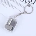 1Pc Music Box DIY Mechanical Metal Music Boxes Clockwork Keychain Gift MJD. 