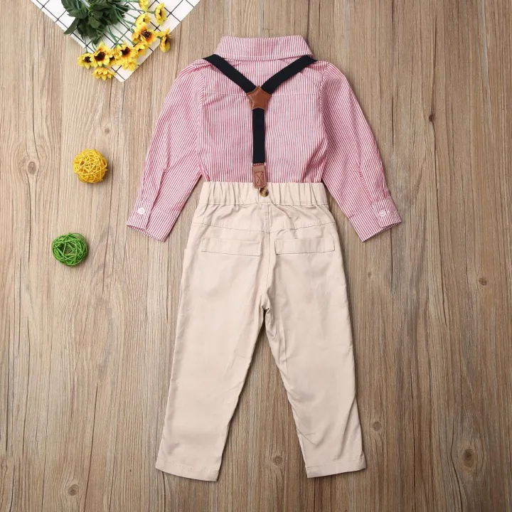 Baby%20Kids%20Boys%20Outfit%20Clothes%20Striped%20Flower%20Bow%20Tie%20Gentleman%20Suit%20-%20Image%209