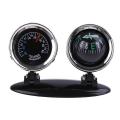 2 in 1 Guide Ball Car Compass Thermometer Car Ornaments Direction Dashboard Ball. 