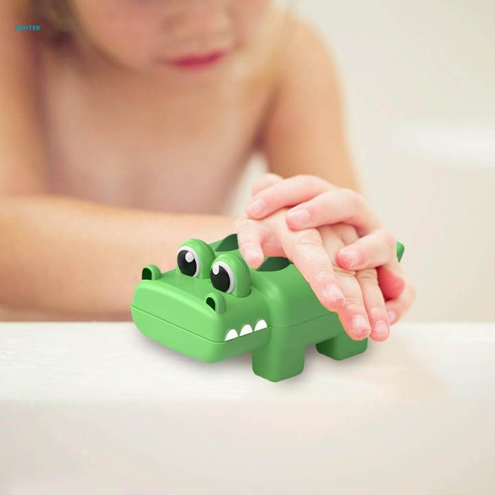 Wind up Clockwork Dabbling Toy Crocodile Floats Crocodile Swimming Pool Floating Toy for Kids Bath Time Fun